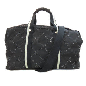 CHANEL Black Boston Bag